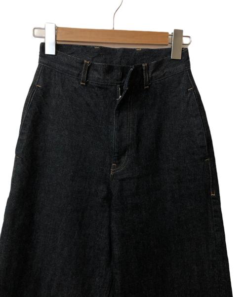 LIVINGTONE（リヴィントーン）LIVINGTONE (リヴィントーン) カットオフデニムパンツ ネイビー サイズ:34の古着・服飾アイテム