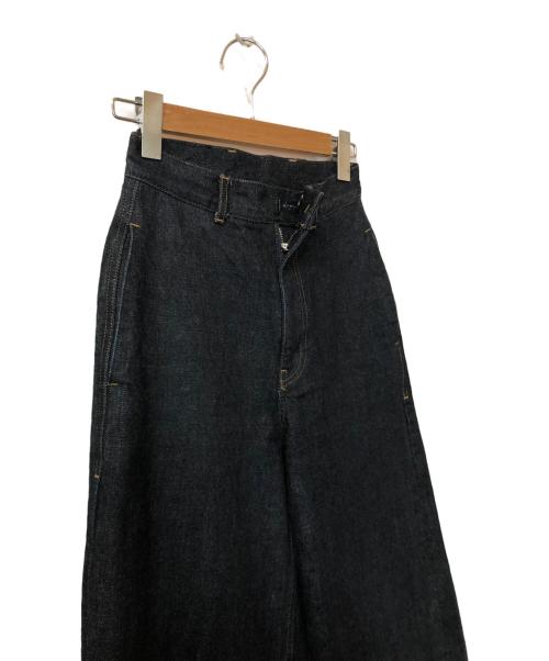 LIVINGTONE（リヴィントーン）LIVINGTONE (リヴィントーン) カットオフデニムパンツ ネイビー サイズ:34の古着・服飾アイテム