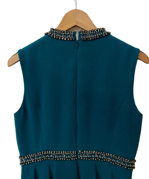 Diagram GRACE CONTINENTAL（ダイアグラム グレースコンチネンタル）Diagram GRACE CONTINENTAL (ダイアグラム グレースコンチネンタル) ノースリーブワンピース ブルー サイズ:38の古着・服飾アイテム