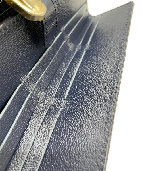 D.I.Y plus（ディー・アイ・ワイ・プラス）D.I.Y plus (ディー・アイ・ワイ・プラス) 長財布 ネイビーの古着・服飾アイテム