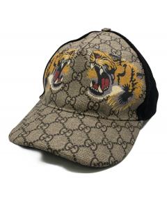 中古・古着通販】GUCCI (グッチ) メッシュキャップ ロゴ付きキャップ