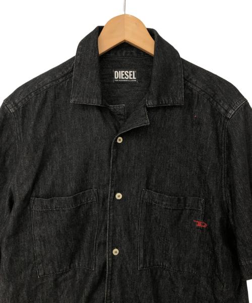 DIESEL（ディーゼル）DIESEL (ディーゼル) デニムシャツ ブラック サイズ:Mの古着・服飾アイテム