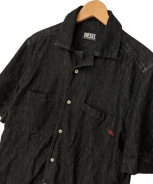 DIESEL（ディーゼル）DIESEL (ディーゼル) デニムシャツ ブラック サイズ:Mの古着・服飾アイテム