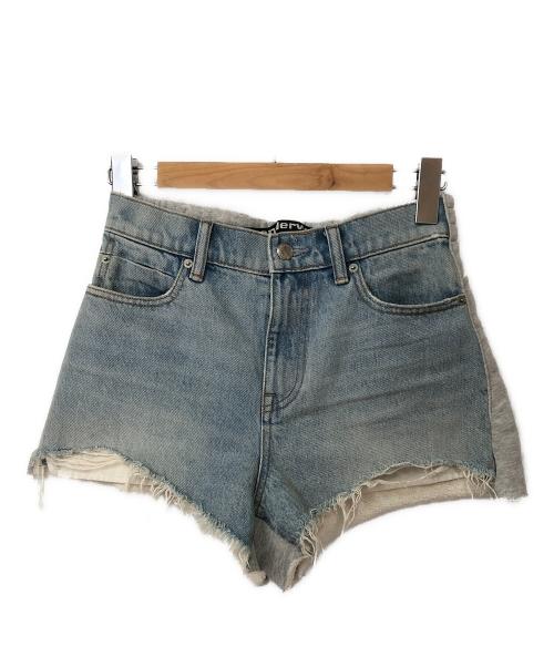 ALEXANDER WANG（アレキサンダー・ワン）ALEXANDER WANG (アレキサンダー・ワン) ショートパンツ ブルー×グレー サイズ:25の古着・服飾アイテム