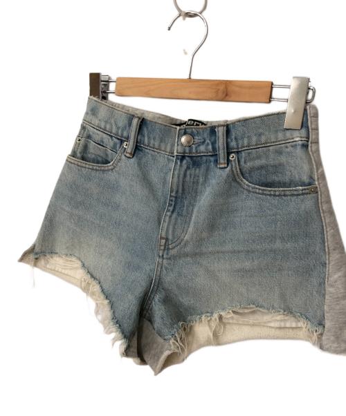ALEXANDER WANG（アレキサンダー・ワン）ALEXANDER WANG (アレキサンダー・ワン) ショートパンツ ブルー×グレー サイズ:25の古着・服飾アイテム