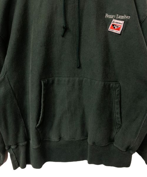 Champion REVERSE WEAVE（チャンピオン リバース ウィーブ）Champion REVERSE WEAVE (チャンピオン リバース ウィーブ) プルオーバーパーカー グリーン サイズ:XLの古着・服飾アイテム