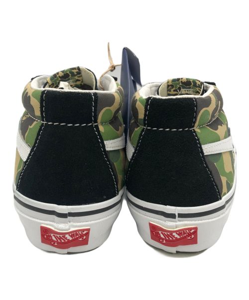 VANS（ヴァンズ）VANS (バンズ) A BATHING APE (アベイシングエイプ) スニーカー グリーン×ブラック サイズ:26の古着・服飾アイテム