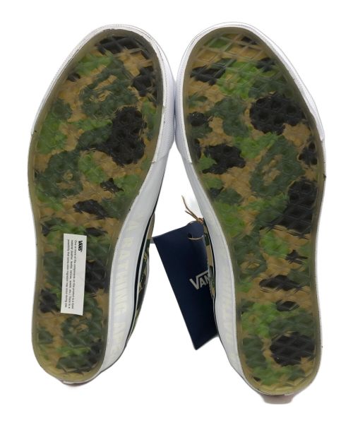 VANS（ヴァンズ）VANS (バンズ) A BATHING APE (アベイシングエイプ) スニーカー グリーン×ブラック サイズ:26の古着・服飾アイテム