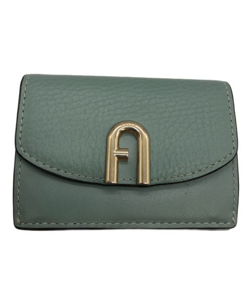 FURLA（フルラ）FURLA (フルラ) コンパクトウォレット グリーンの古着・服飾アイテム