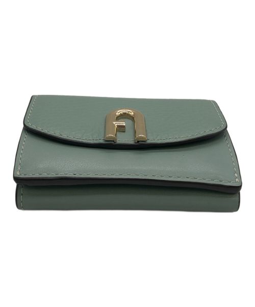 FURLA（フルラ）FURLA (フルラ) コンパクトウォレット グリーンの古着・服飾アイテム