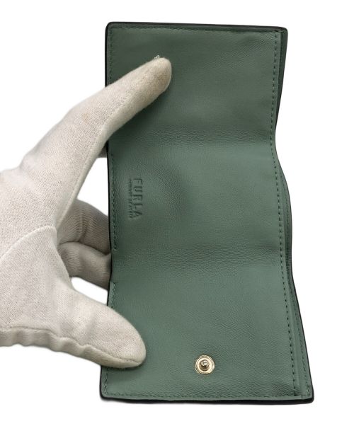 FURLA（フルラ）FURLA (フルラ) コンパクトウォレット グリーンの古着・服飾アイテム