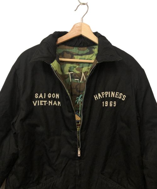 東洋エンタープライズ（トウヨウエンタープライズ）東洋エンタープライズ (トウヨウエンタープライズ) リバーシブルジャケット ブラック×オリーブ サイズ:Lの古着・服飾アイテム