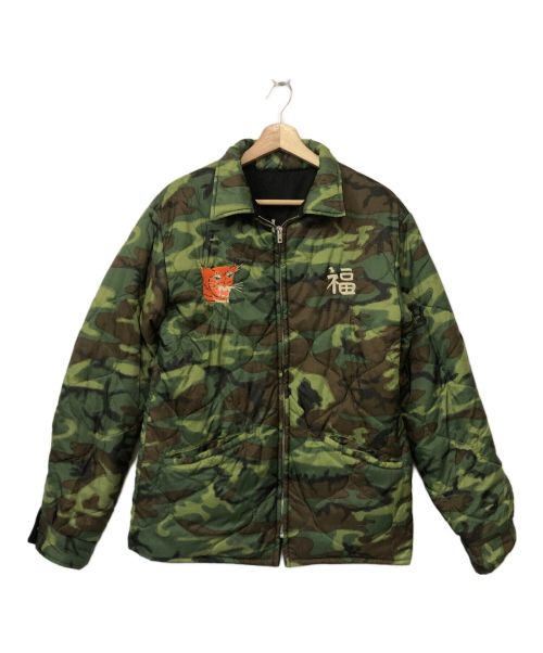 東洋エンタープライズ（トウヨウエンタープライズ）東洋エンタープライズ (トウヨウエンタープライズ) リバーシブルジャケット ブラック×オリーブ サイズ:Lの古着・服飾アイテム