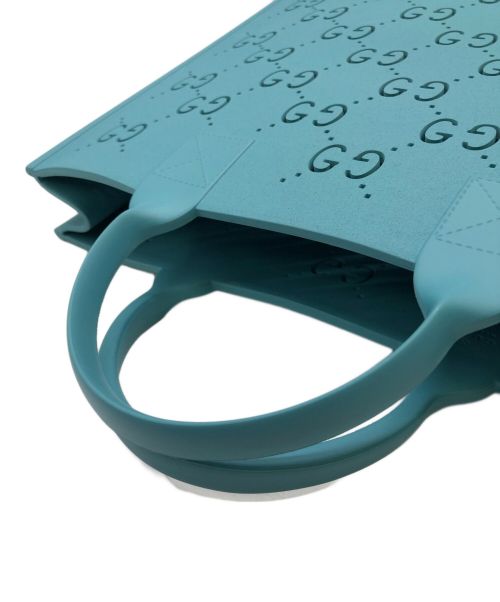 GUCCI（グッチ）GUCCI (グッチ) トートバッグ スカイブルーの古着・服飾アイテム