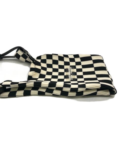 LASTFRAME（ラストフレーム）LASTFRAME (ラストフレーム) ショルダーバッグ ホワイト×ブラックの古着・服飾アイテム