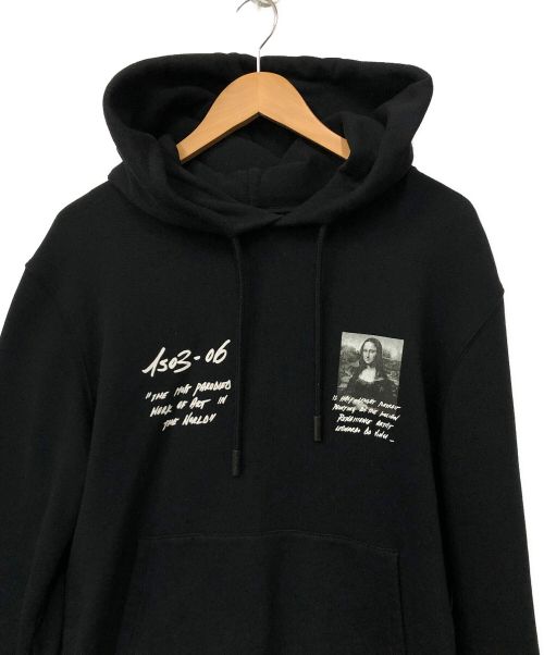 OFFWHITE（オフホワイト）OFFWHITE (オフホワイト) プルオーバーパーカー ブラック サイズ:Mの古着・服飾アイテム