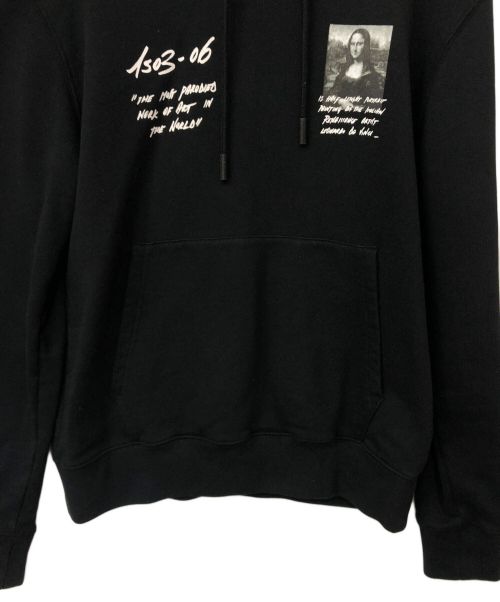 OFFWHITE（オフホワイト）OFFWHITE (オフホワイト) プルオーバーパーカー ブラック サイズ:Mの古着・服飾アイテム