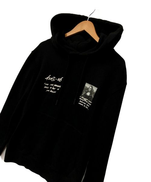 OFFWHITE（オフホワイト）OFFWHITE (オフホワイト) プルオーバーパーカー ブラック サイズ:Mの古着・服飾アイテム