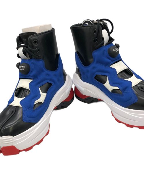 Maison Margiela（メゾンマルジェラ）Maison Margiela (メゾンマルジェラ) ブーツ ブラック×ブルー サイズ:25.5の古着・服飾アイテム