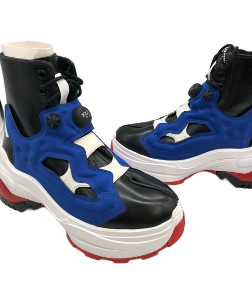 Maison Margiela（メゾンマルジェラ）Maison Margiela (メゾンマルジェラ) ブーツ ブラック×ブルー サイズ:25.5の古着・服飾アイテム