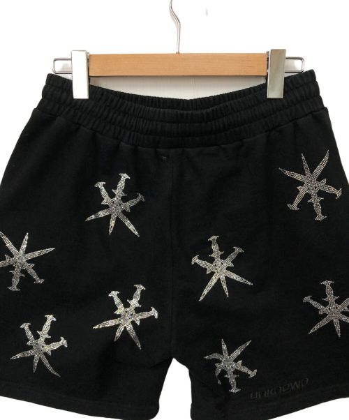 unknown（アンノーン）unknown (アンノーン) スウェットハーフパンツ ブラック サイズ:Mの古着・服飾アイテム