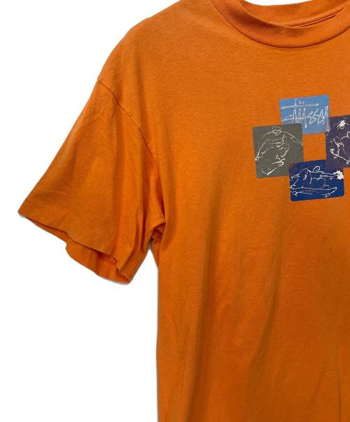 stussy（ステューシー）stussy (ステューシー) Tシャツ オレンジ サイズ:Lの古着・服飾アイテム