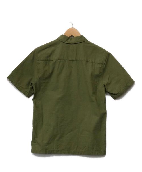 NUDIE JEANS（ヌーディー・ジーンズ）NUDIE JEANS (ヌーディー・ジーンズ) 半袖シャツ オリーブ サイズ:XSの古着・服飾アイテム