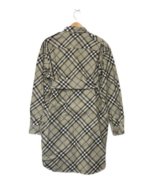 BURBERRY（バーバリー）BURBERRY (バーバリー) シャツワンピース グレー サイズ:38の古着・服飾アイテム