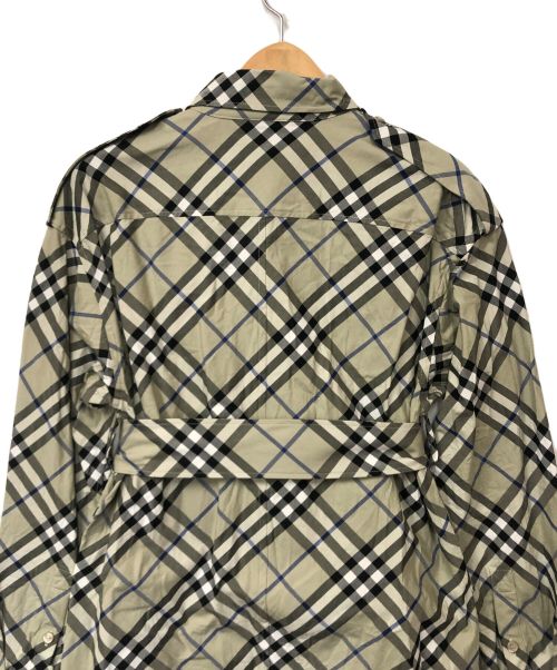 BURBERRY（バーバリー）BURBERRY (バーバリー) シャツワンピース グレー サイズ:38の古着・服飾アイテム