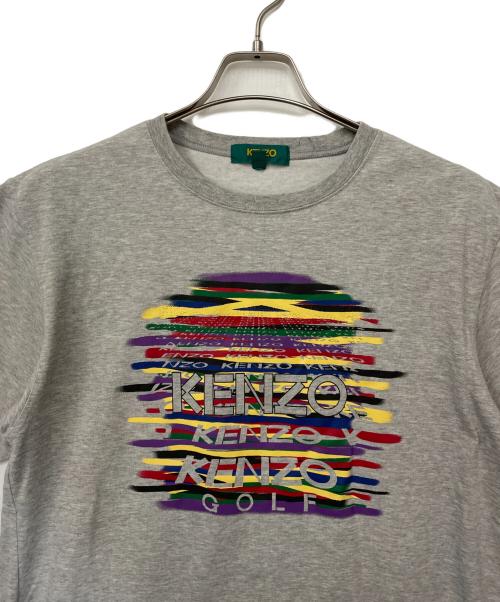 KENZO GOLF（ケンゾー ゴルフ）KENZO GOLF (ケンゾー ゴルフ) Tシャツ ライトグレー サイズ:Lの古着・服飾アイテム