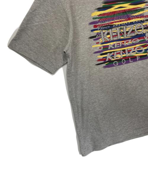 KENZO GOLF（ケンゾー ゴルフ）KENZO GOLF (ケンゾー ゴルフ) Tシャツ ライトグレー サイズ:Lの古着・服飾アイテム