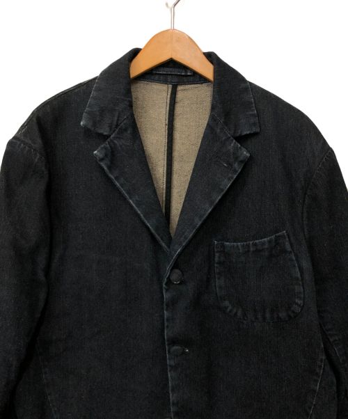 YAMANE（ヤマネ）YAMANE (ヤマネ) デニムテーラードジャケット インディゴ サイズ:40の古着・服飾アイテム