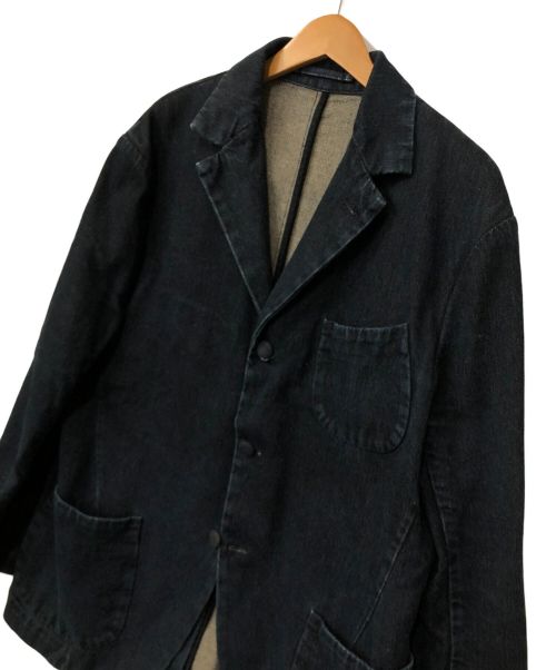 YAMANE（ヤマネ）YAMANE (ヤマネ) デニムテーラードジャケット インディゴ サイズ:40の古着・服飾アイテム