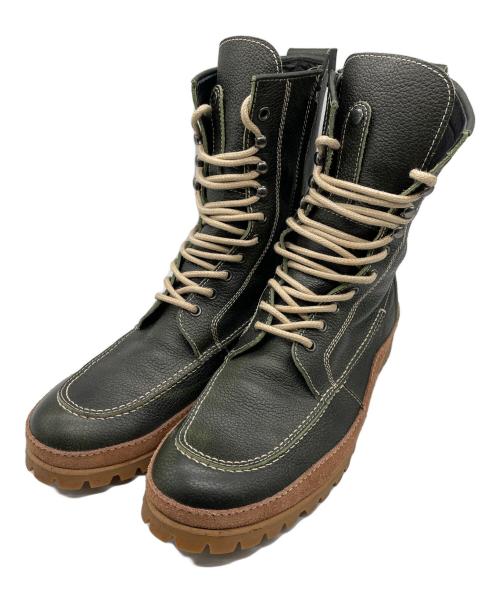 KUSHITANI（クシタニ）KUSHITANI (クシタニ) モカシンブーツ ブラック サイズ:27.5の古着・服飾アイテム