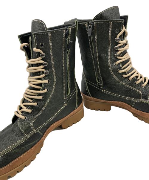 KUSHITANI（クシタニ）KUSHITANI (クシタニ) モカシンブーツ ブラック サイズ:27.5の古着・服飾アイテム