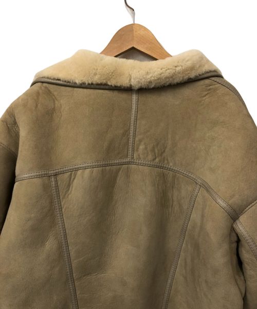 Canterbury（カンタベリー）Canterbury (カンタベリー) ムートンジャケット ベージュ サイズ:36の古着・服飾アイテム