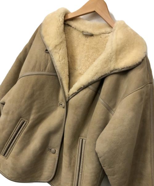 Canterbury（カンタベリー）Canterbury (カンタベリー) ムートンジャケット ベージュ サイズ:36の古着・服飾アイテム