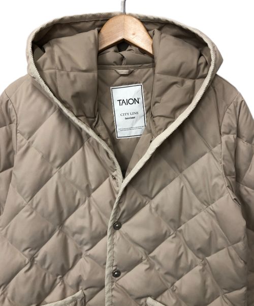 TAION（タイオン）TAION (タイオン) キルティングジャケット ベージュ サイズ:不明の古着・服飾アイテム