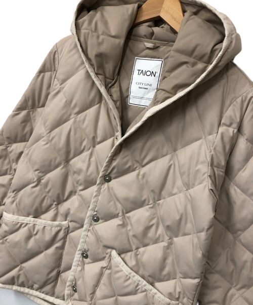 TAION（タイオン）TAION (タイオン) キルティングジャケット ベージュ サイズ:不明の古着・服飾アイテム