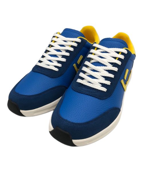 via SANGACIO（ヴィア・サンガチオ）via SANGACIO (ヴィア・サンガチオ) ローカットスニーカー ブルー×イエロー サイズ:26.5の古着・服飾アイテム