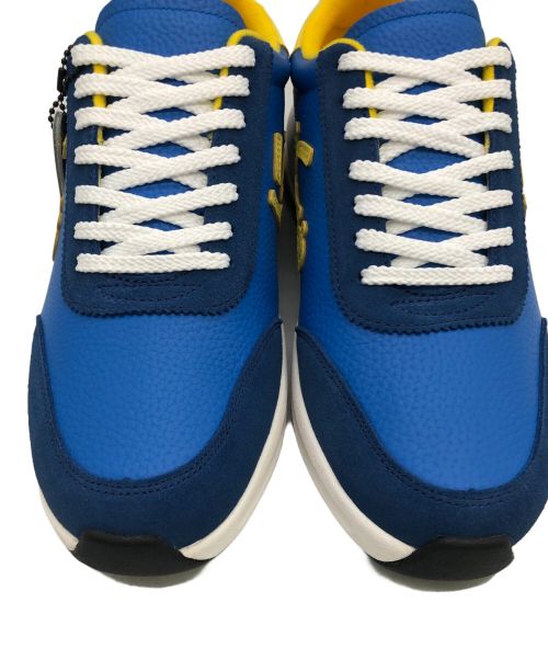 via SANGACIO（ヴィア・サンガチオ）via SANGACIO (ヴィア・サンガチオ) ローカットスニーカー ブルー×イエロー サイズ:26.5の古着・服飾アイテム