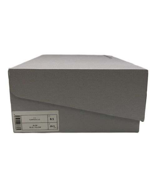 via SANGACIO（ヴィア・サンガチオ）via SANGACIO (ヴィア・サンガチオ) ローカットスニーカー ブルー×イエロー サイズ:26.5の古着・服飾アイテム