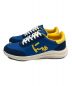 via SANGACIO (ヴィア・サンガチオ) ローカットスニーカー ブルー×イエロー サイズ:26.5：15000円