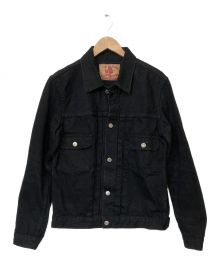 TCB jeans（ティーシービー ジーンズ）の古着「デニムジャケット」｜ブラック