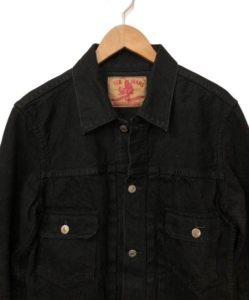 TCB jeans（ティーシービー ジーンズ）TCB jeans (ティーシービー ジーンズ) デニムジャケット ブラック サイズ:40の古着・服飾アイテム