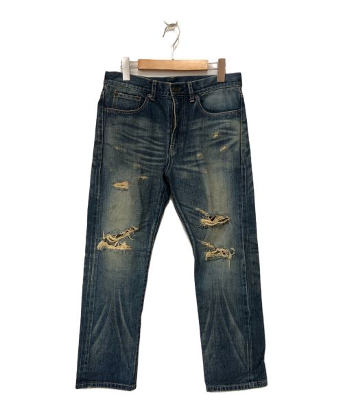 glamb（グラム）glamb (グラム) ダメージデニムパンツ インディゴ サイズ:Mの古着・服飾アイテム