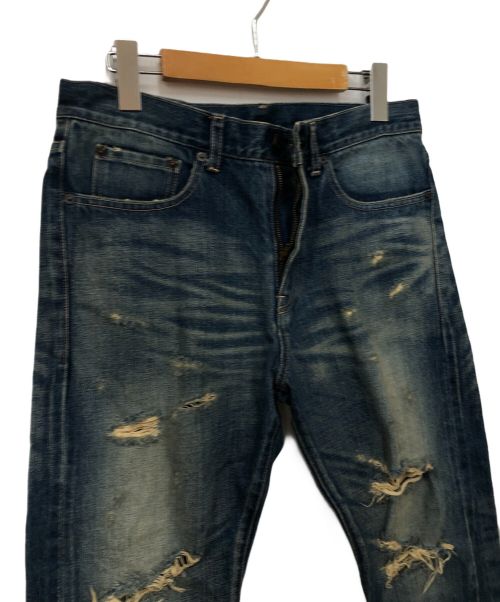 glamb（グラム）glamb (グラム) ダメージデニムパンツ インディゴ サイズ:Mの古着・服飾アイテム