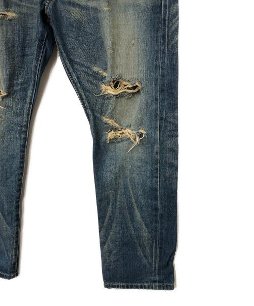 glamb（グラム）glamb (グラム) ダメージデニムパンツ インディゴ サイズ:Mの古着・服飾アイテム