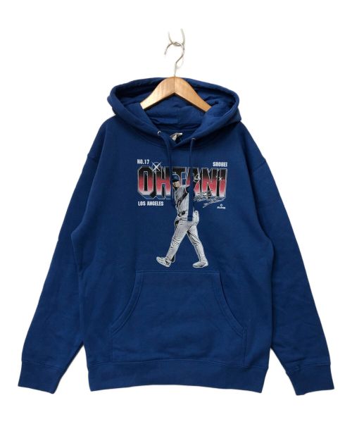 INDEPENDENT（インディペンデント）INDEPENDENT (インディペンデント) プルオーバーパーカー ブルー サイズ:Mの古着・服飾アイテム