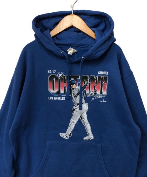 INDEPENDENT（インディペンデント）INDEPENDENT (インディペンデント) プルオーバーパーカー ブルー サイズ:Mの古着・服飾アイテム